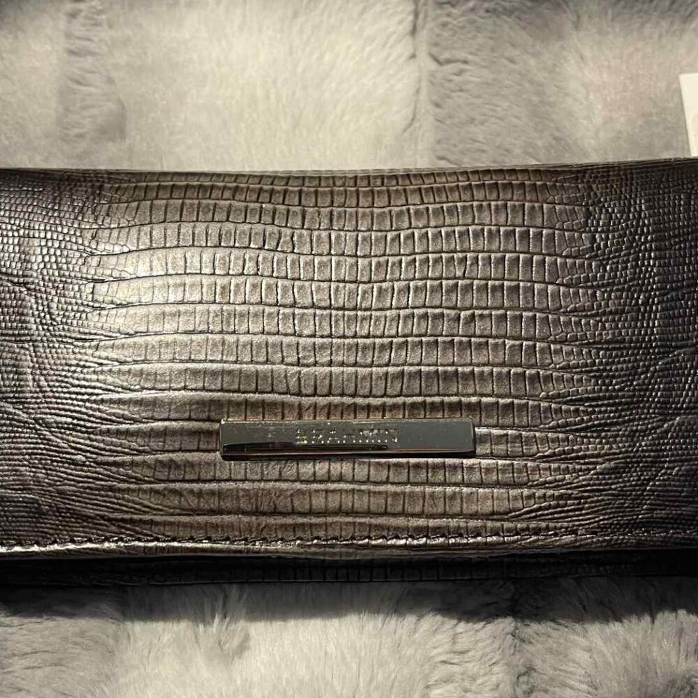 Brahmin Grey Leather Wallet